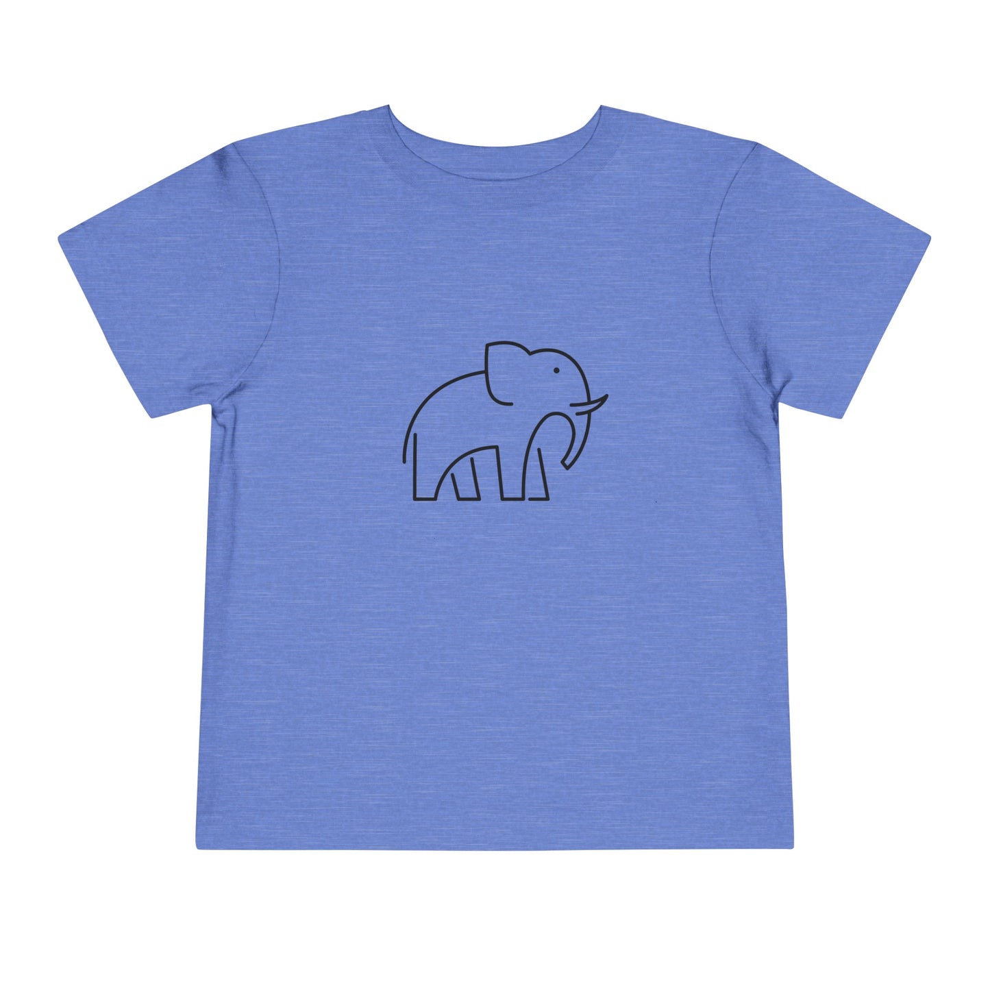 Standing Elephant Print Toddlers T-Shirt
