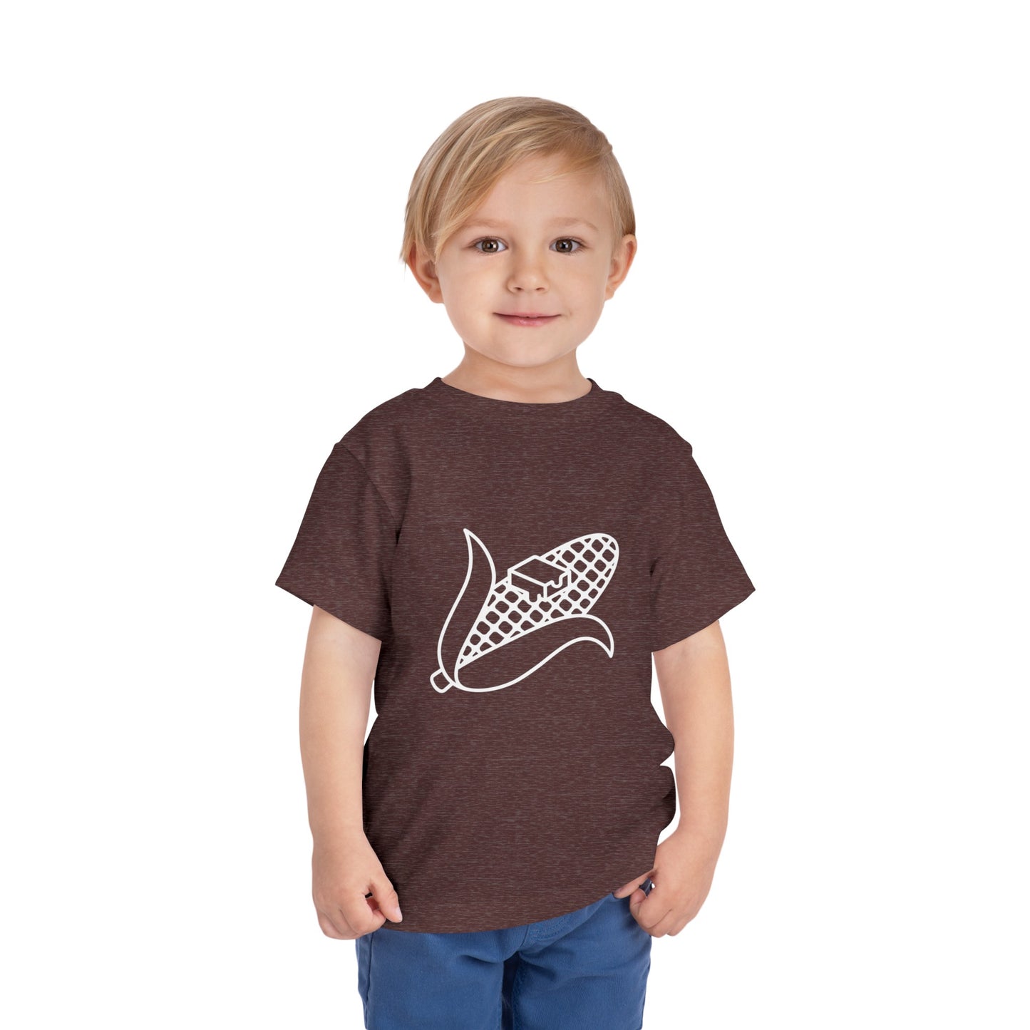 Buttery Corn Print Toddlers T-Shirt