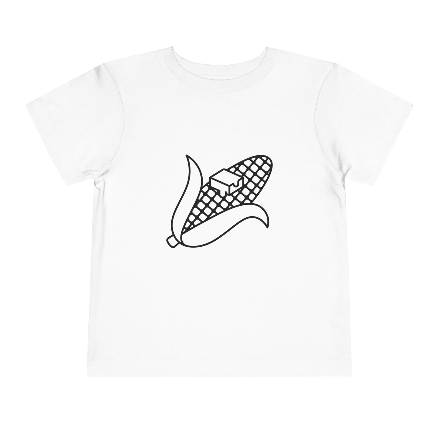 Buttery Corn Print Toddlers T-Shirt