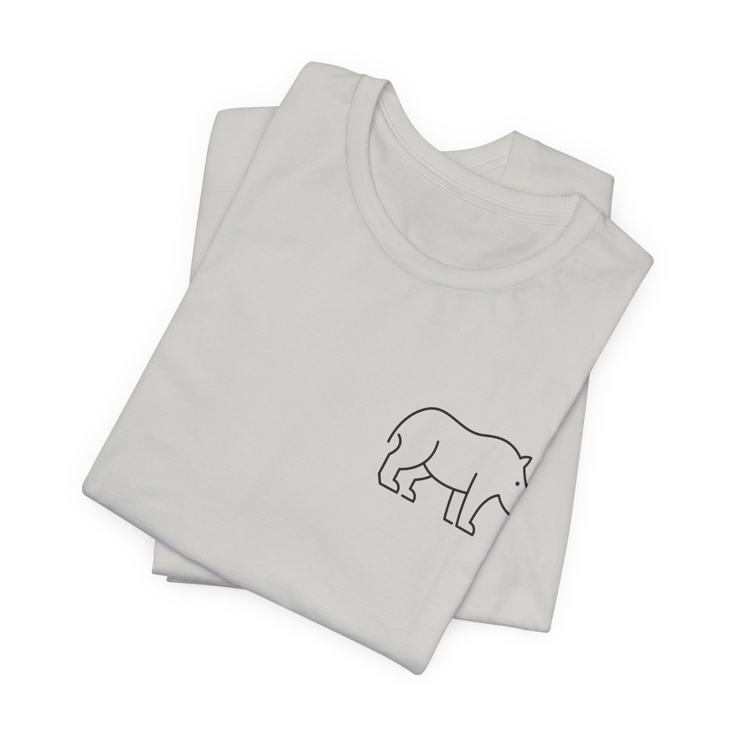 Rhino Print Men & Women T-Shirt