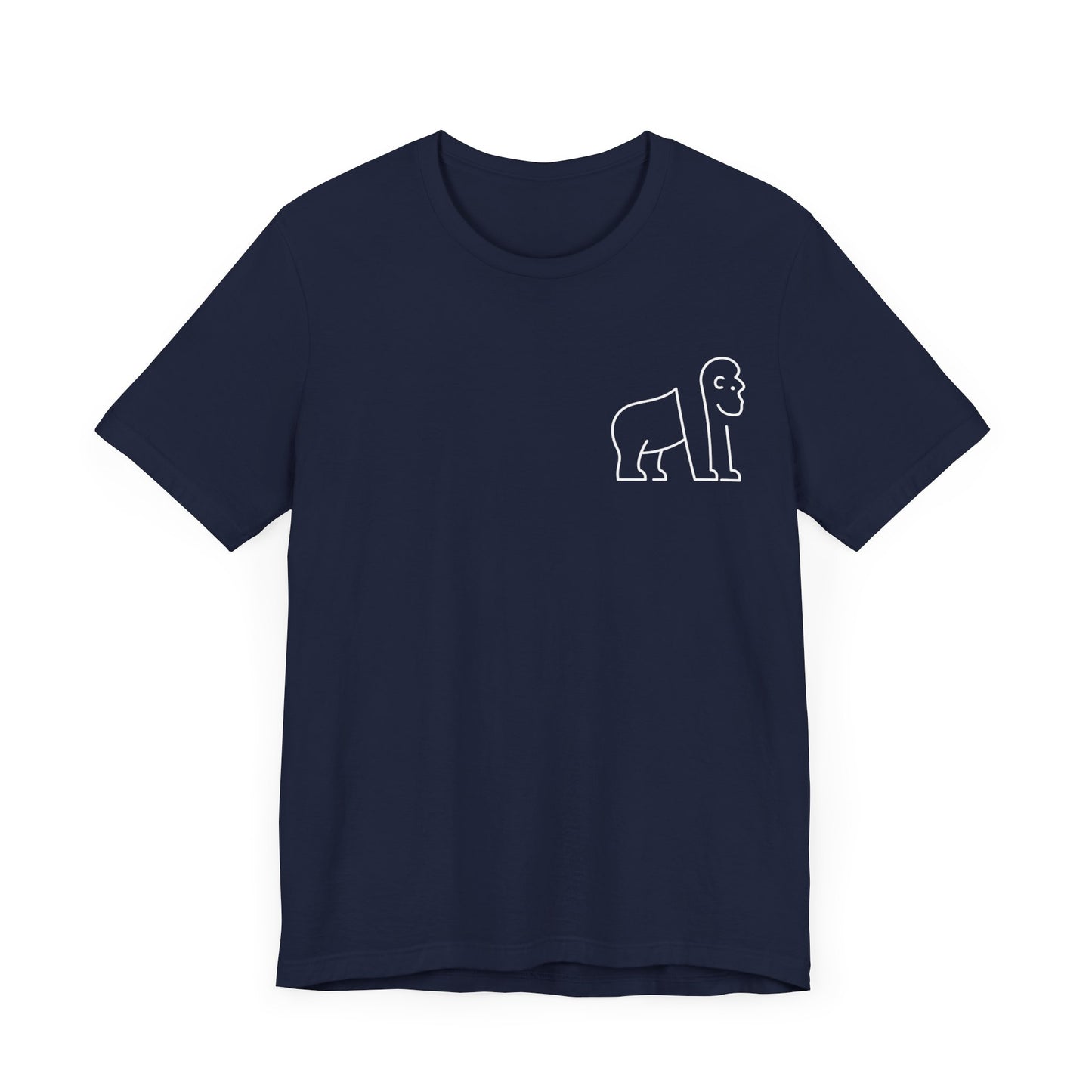 Gorilla Print Men & Women T-Shirt