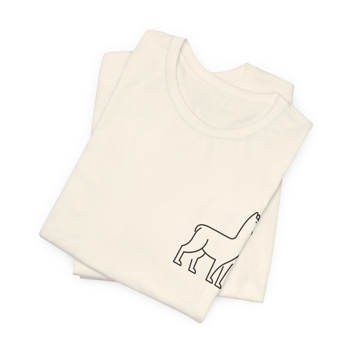Alpaca Print Men & Women T-Shirt