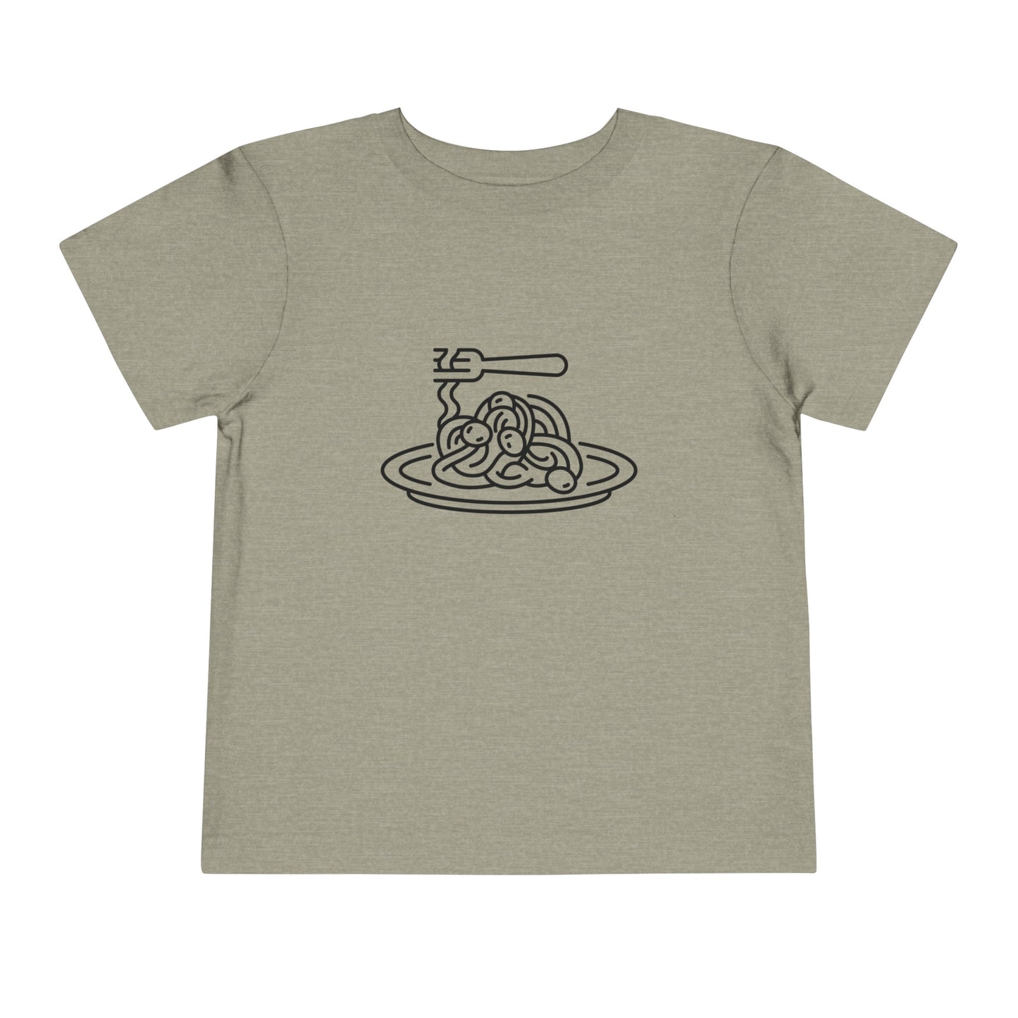 Spaghetti Dinner Print Toddlers T-Shirt