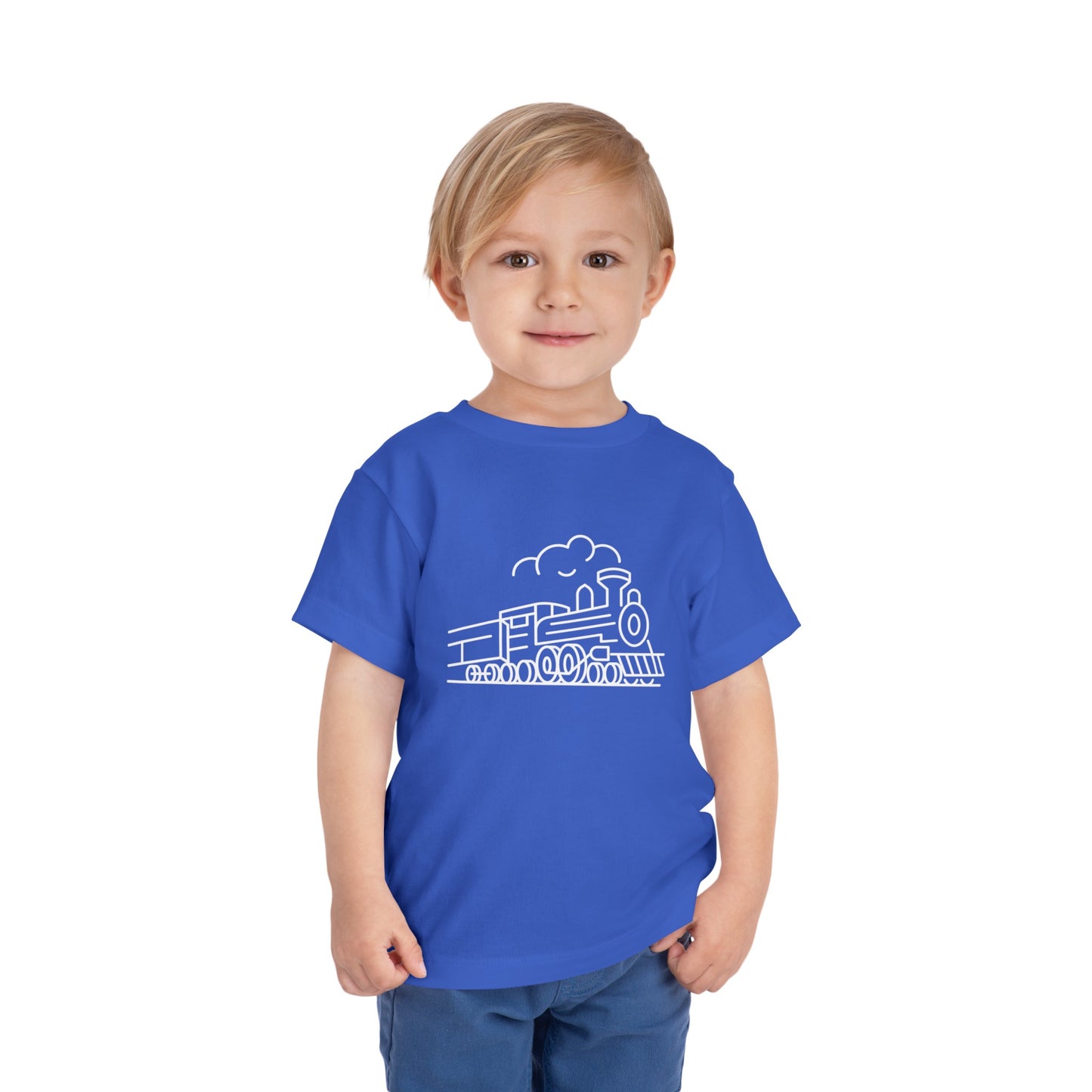 Choo-Choo Train Print Toddlers T-Shirt
