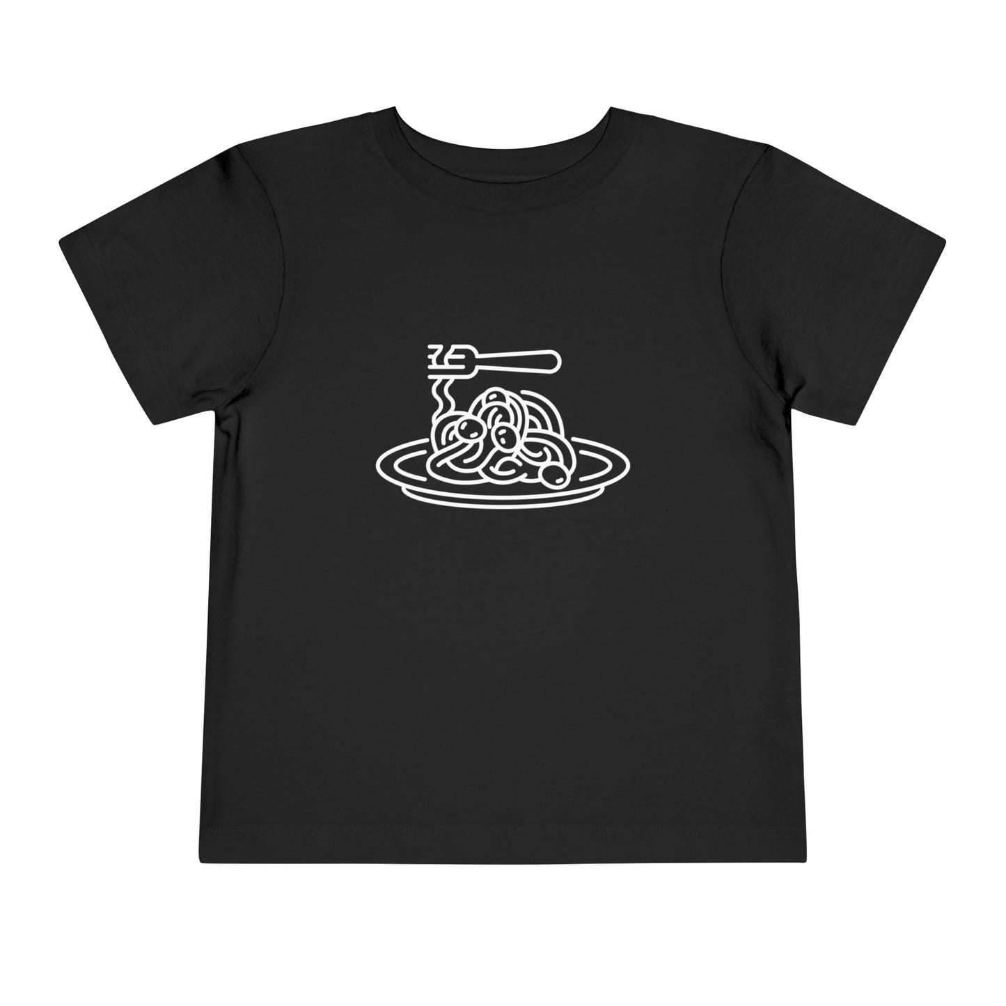 Spaghetti Dinner Print Toddlers T-Shirt