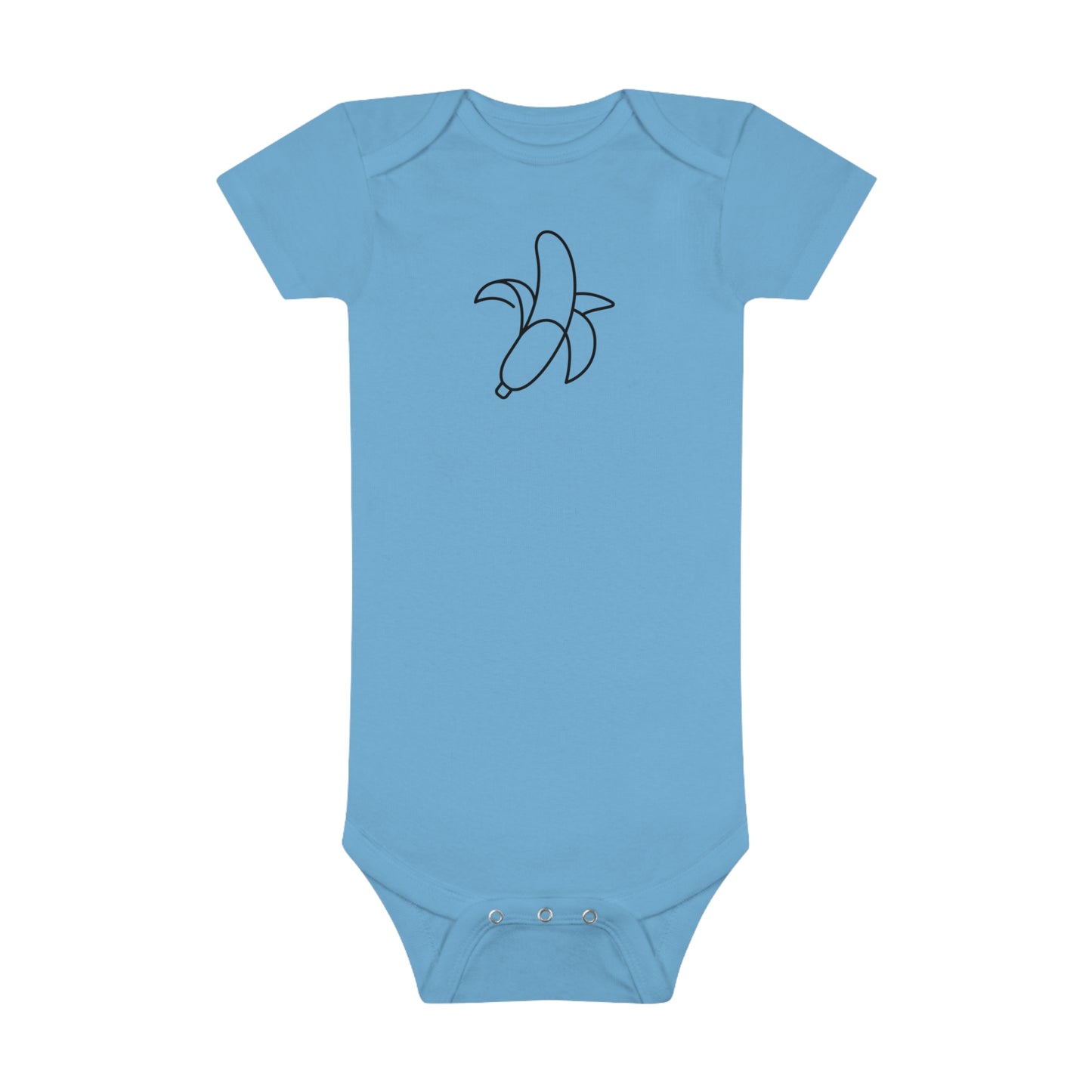 Peely Banana Print Baby Onesies