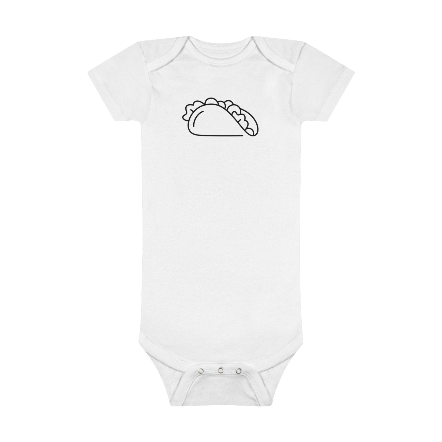 Crunchy Taco Print Baby Onesies