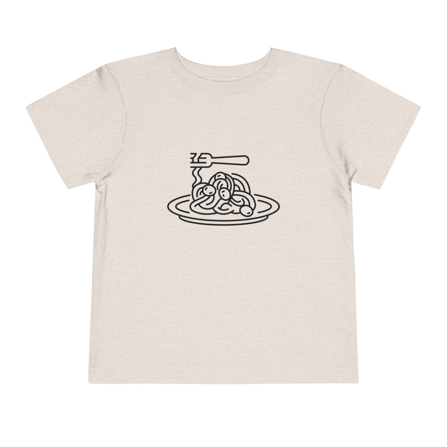 Spaghetti Dinner Print Toddlers T-Shirt