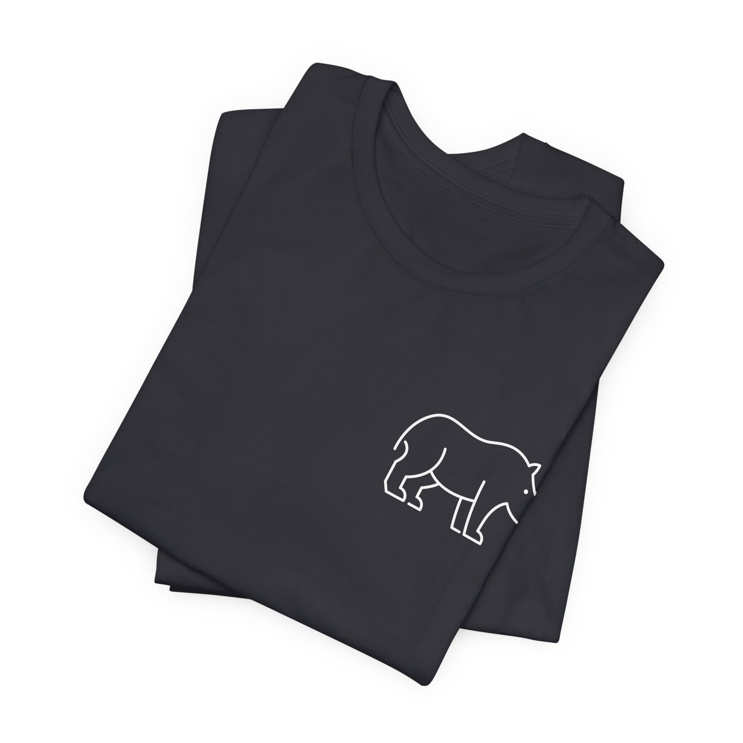 Rhino Print Men & Women T-Shirt