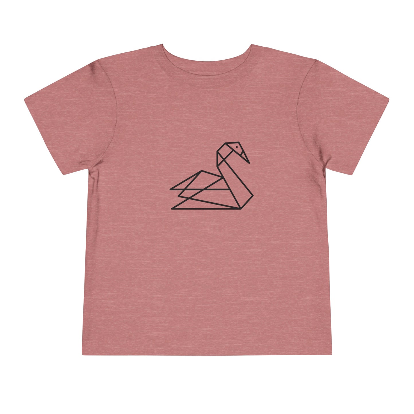 Origami Swan Print Toddlers T-Shirt