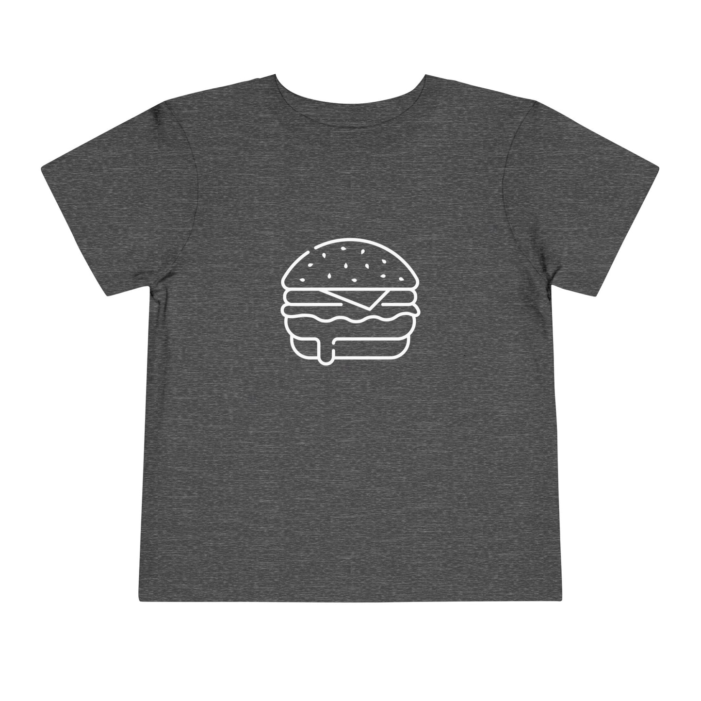 Yummy Burger Print Toddlers T-Shirt