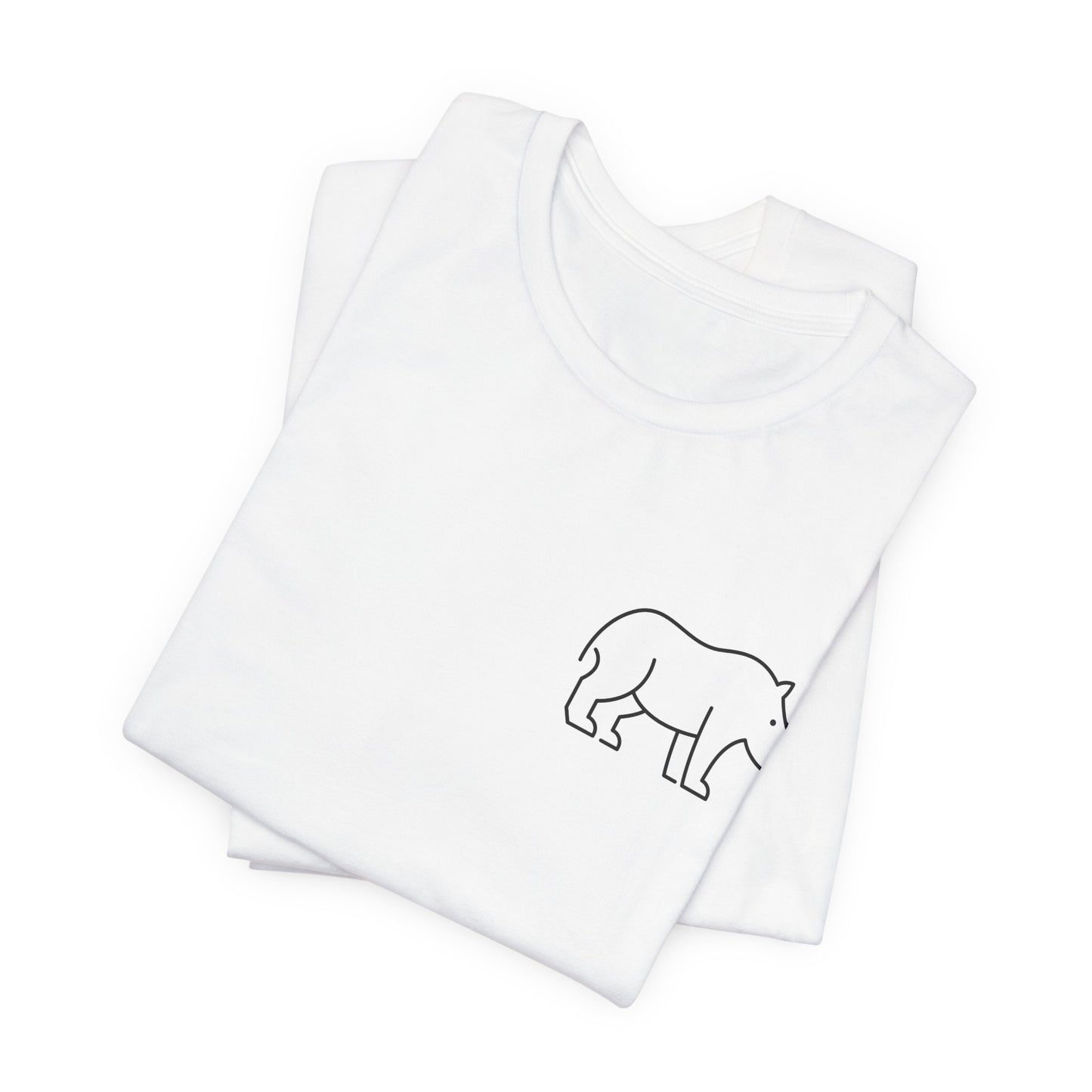 Rhino Print Men & Women T-Shirt