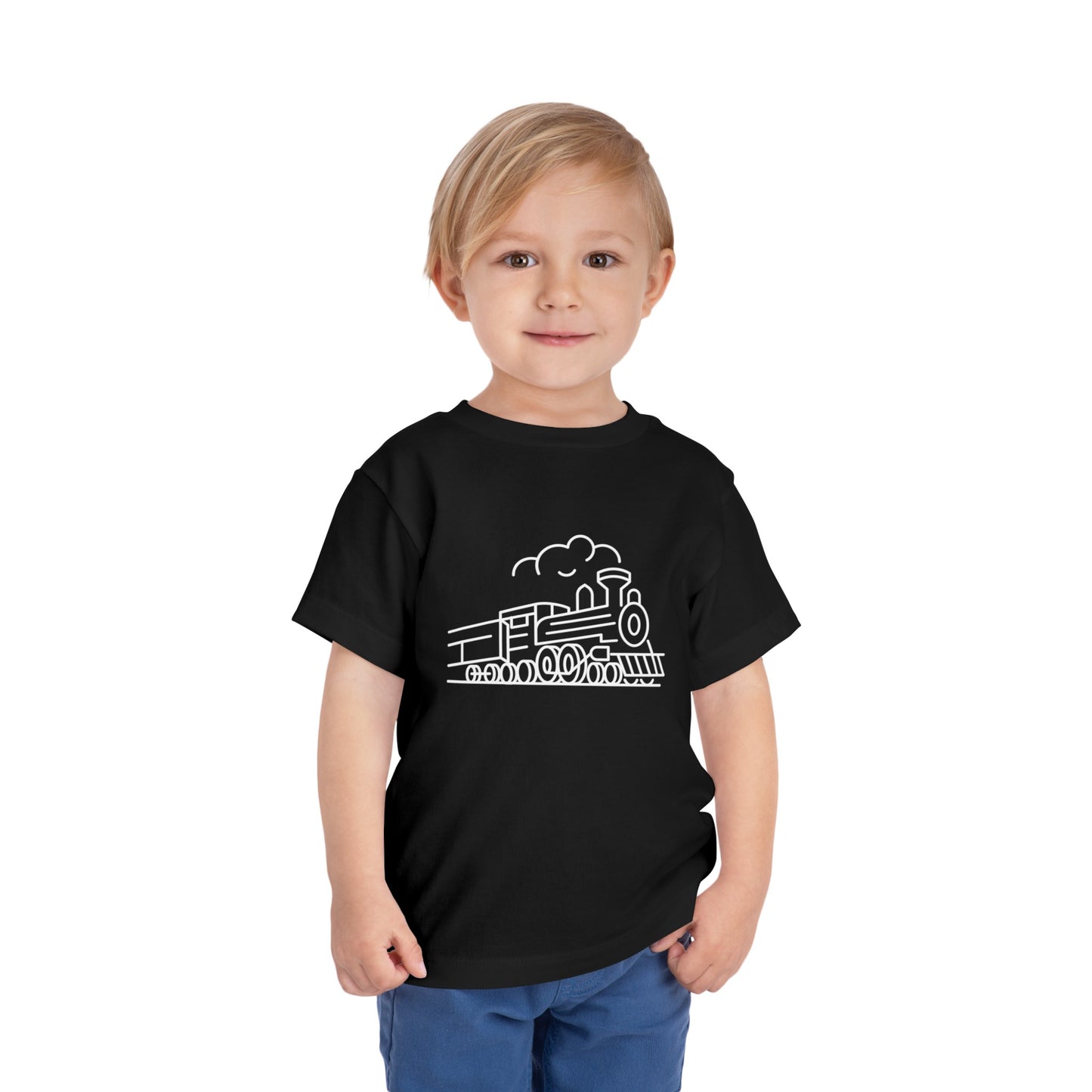 Choo-Choo Train Print Toddlers T-Shirt