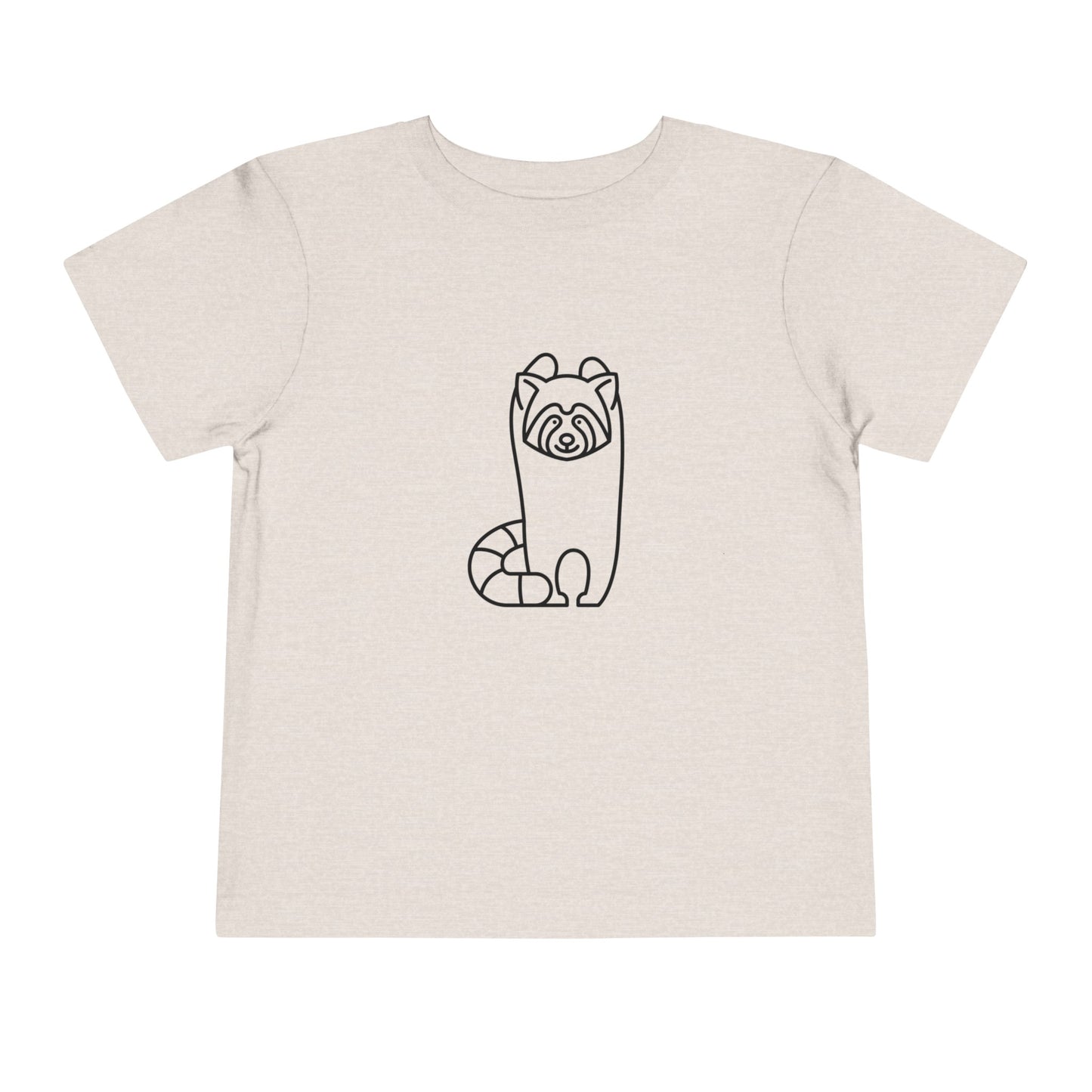 Standing Red Panda Print Toddlers T-Shirt