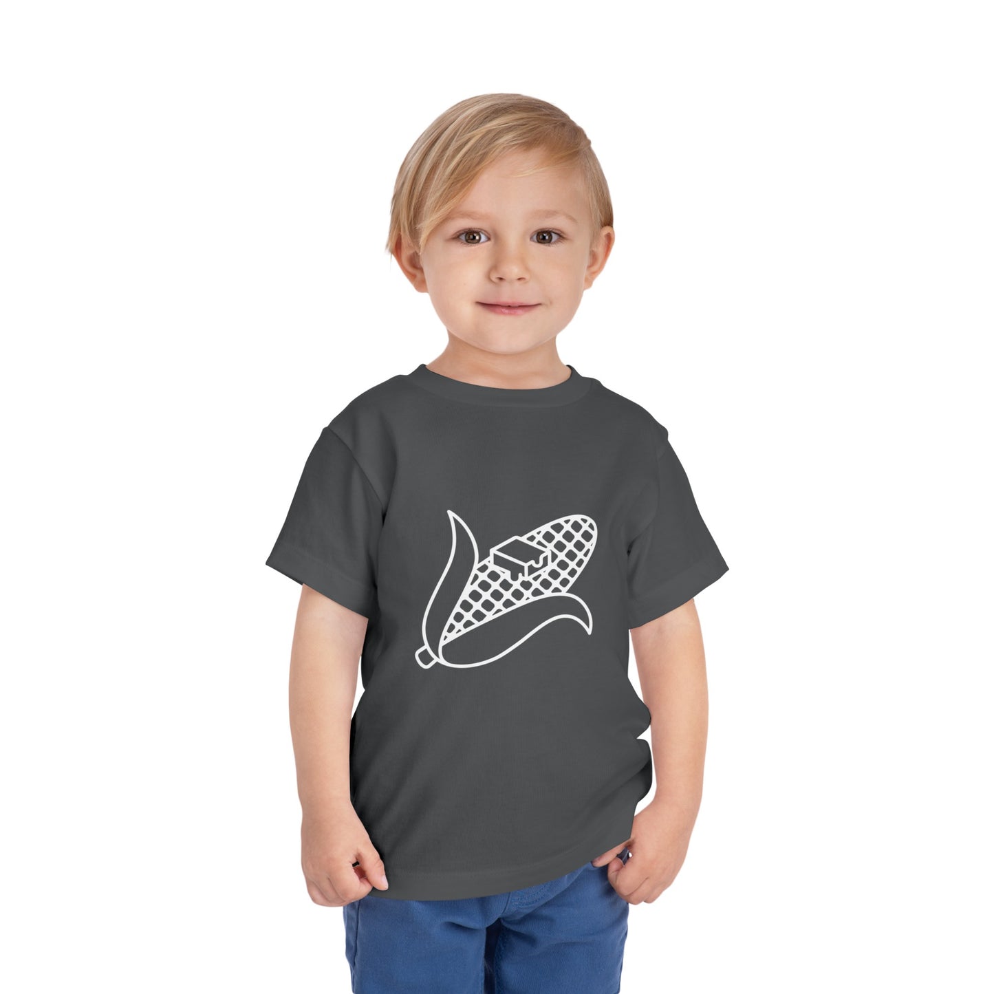 Buttery Corn Print Toddlers T-Shirt