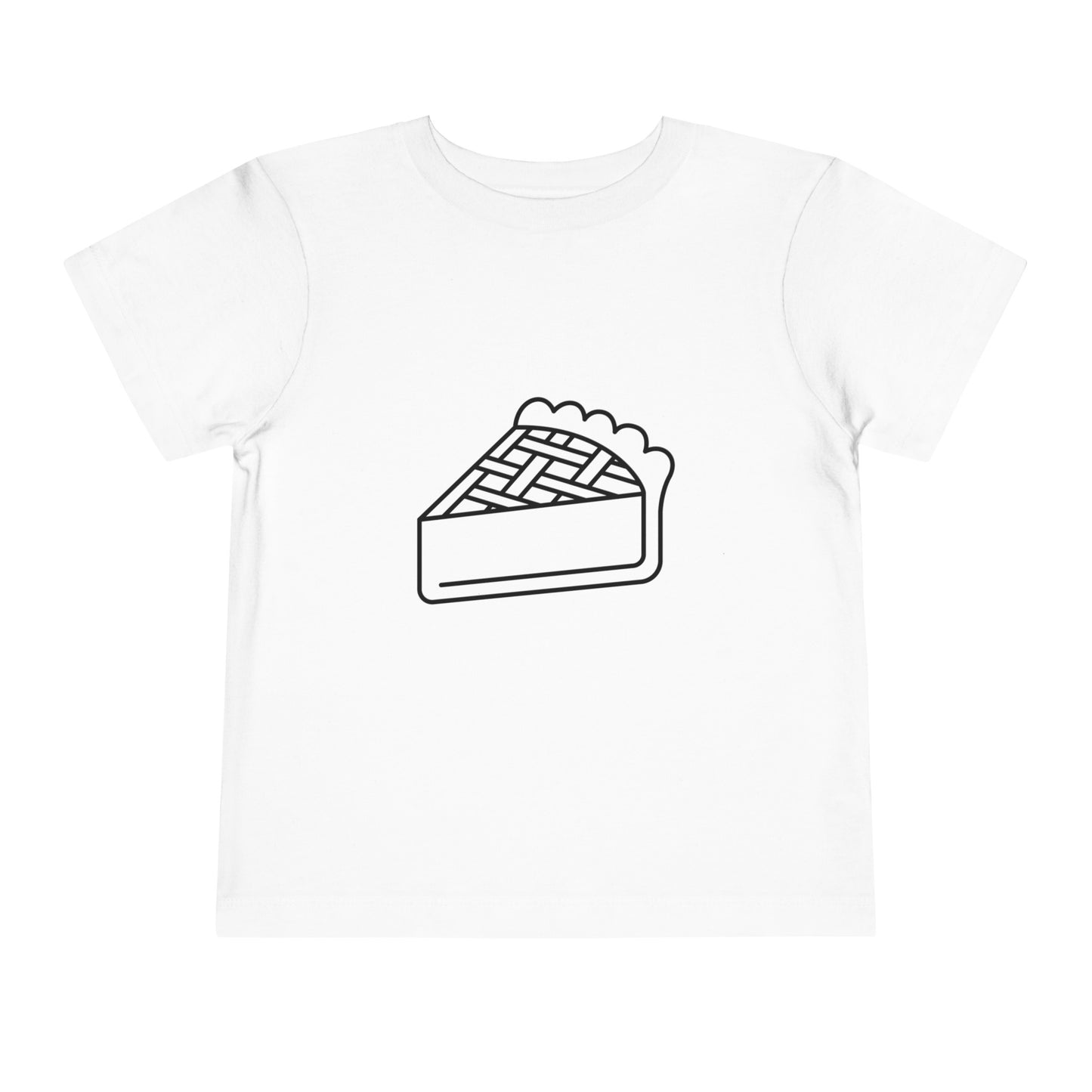 Slice of Pie Print Toddlers T-Shirt