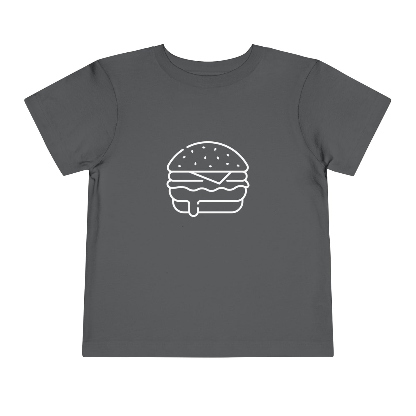 Yummy Burger Print Toddlers T-Shirt