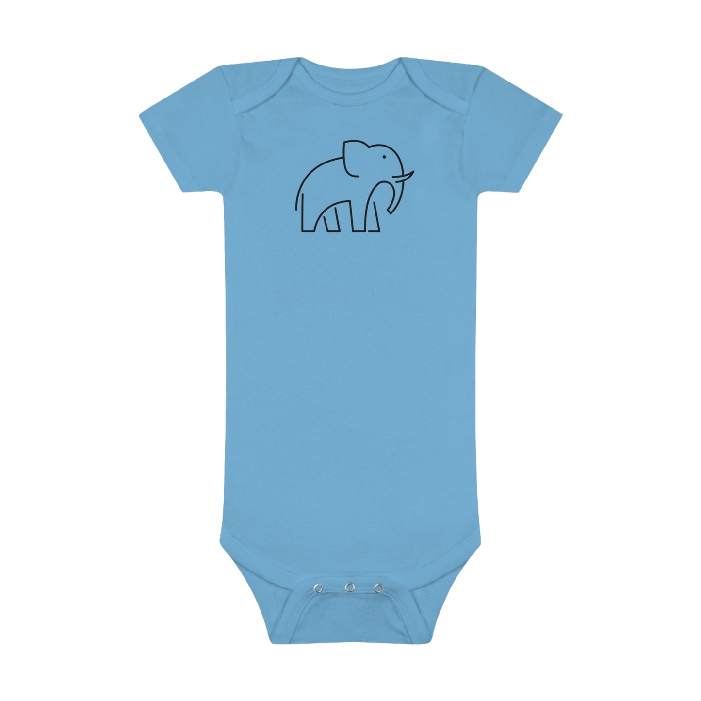 Elephant Print Baby Onesies