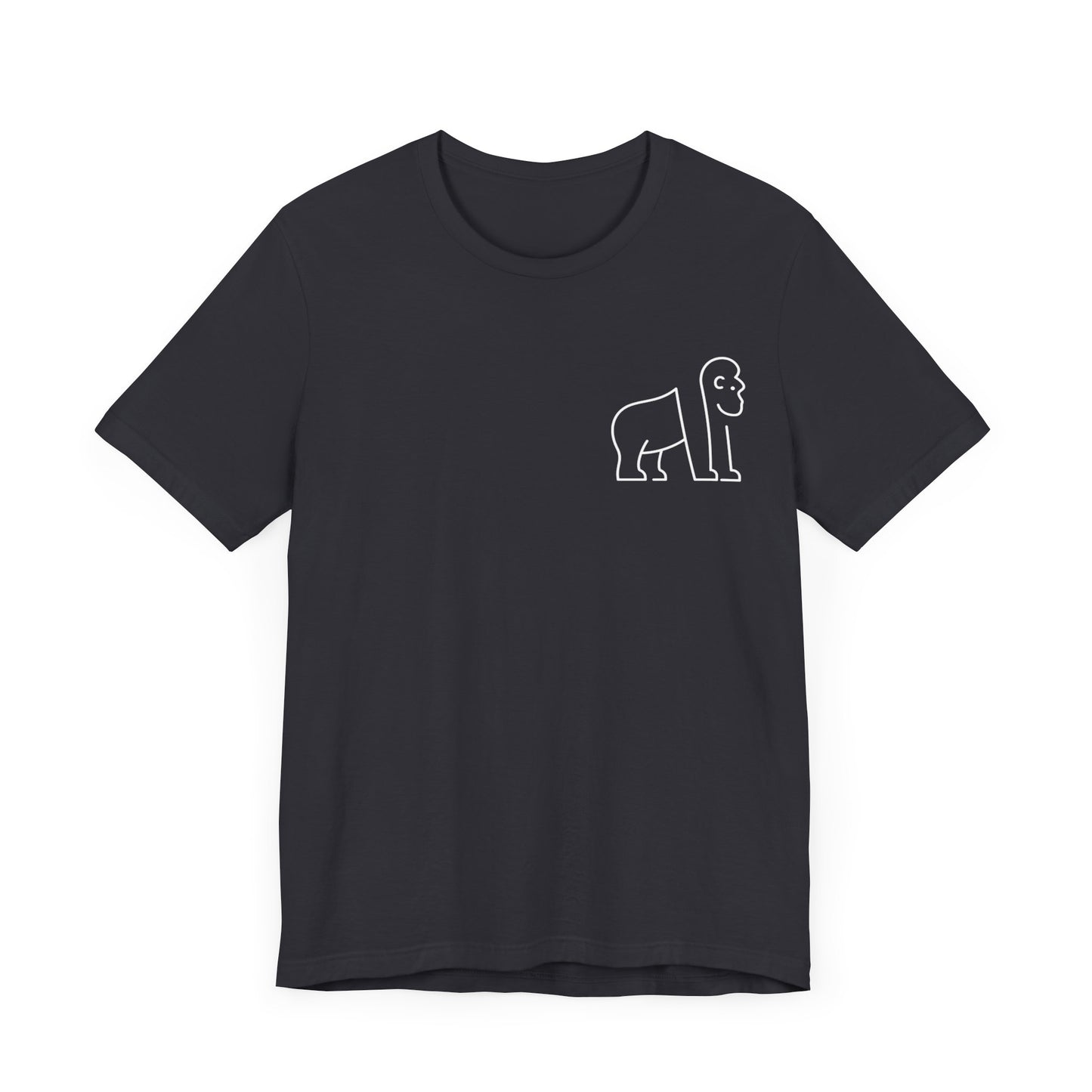 Gorilla Print Men & Women T-Shirt