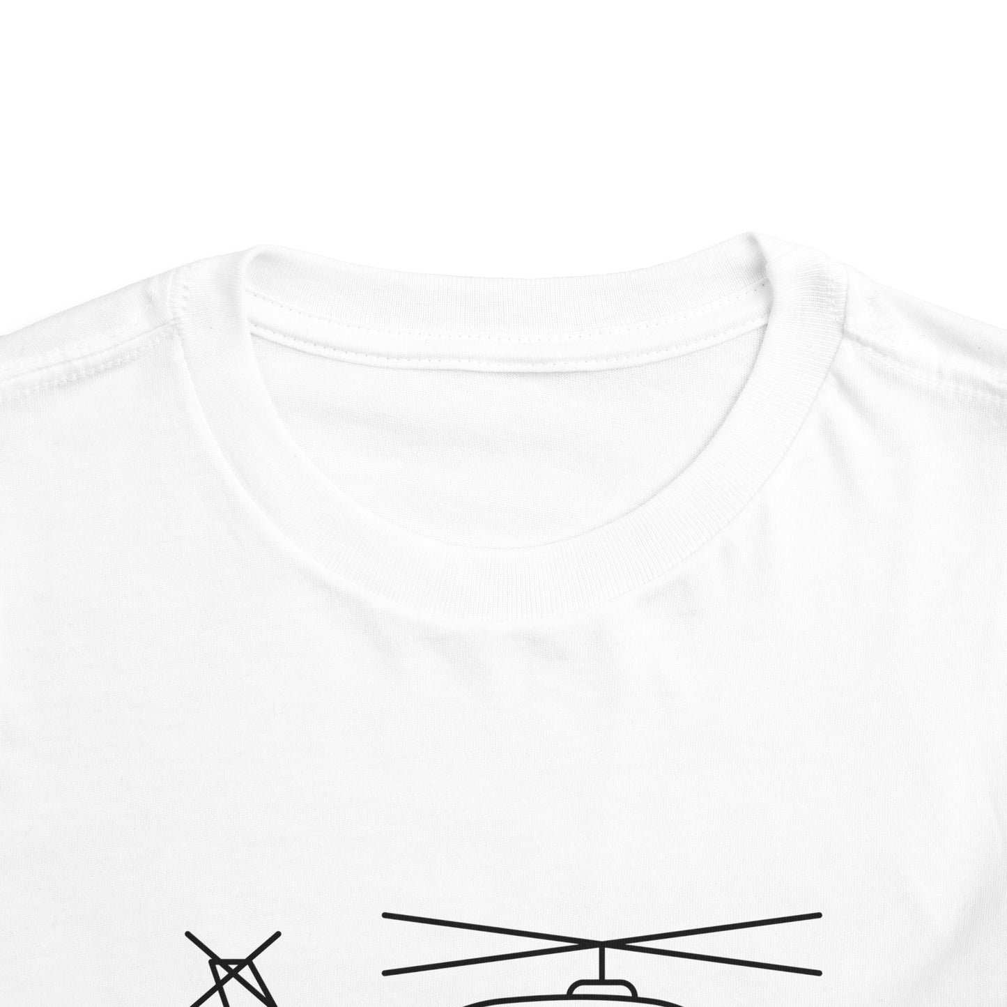 Flying Helicopter Print Kids T-Shirt