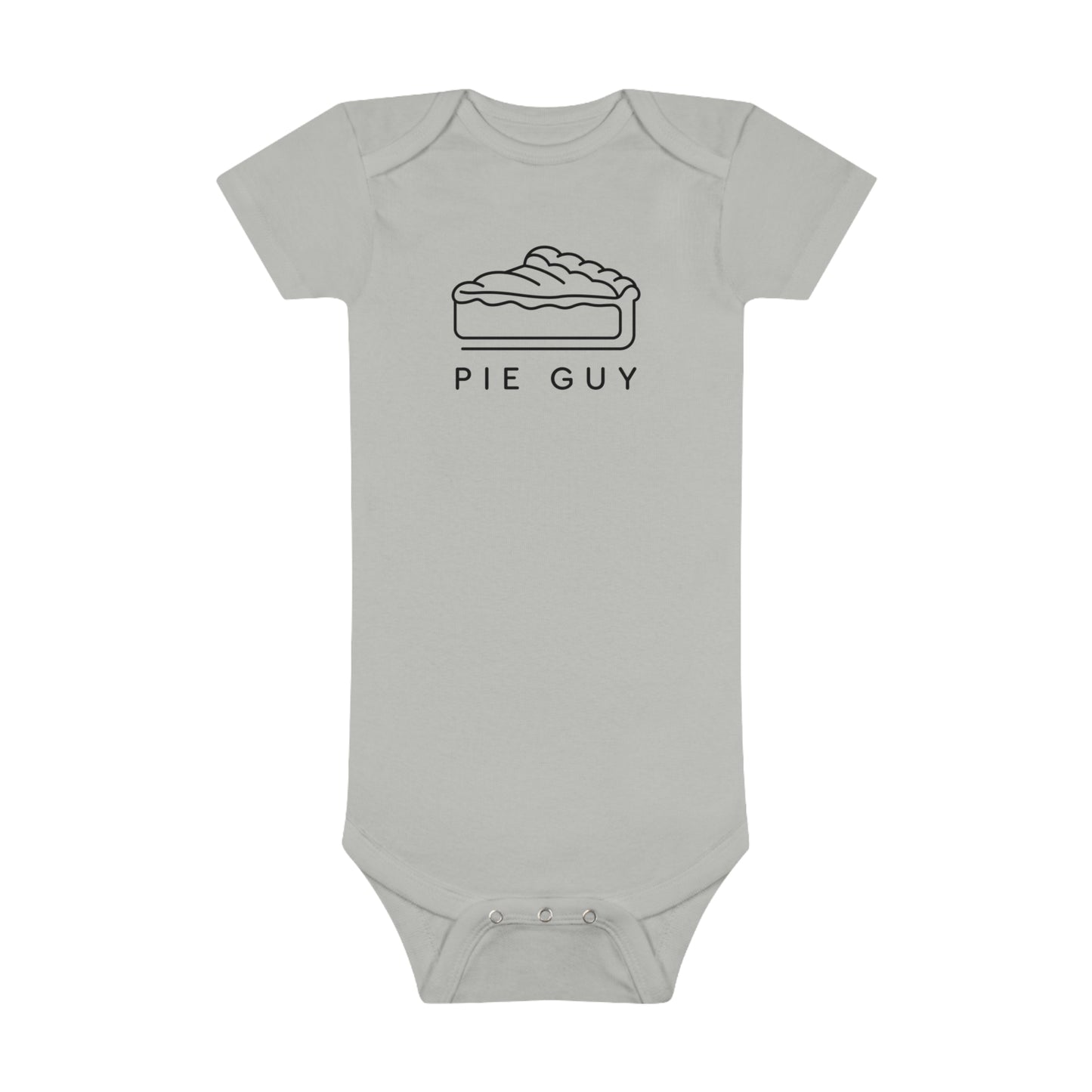 Pie Guy Print Baby Onesies