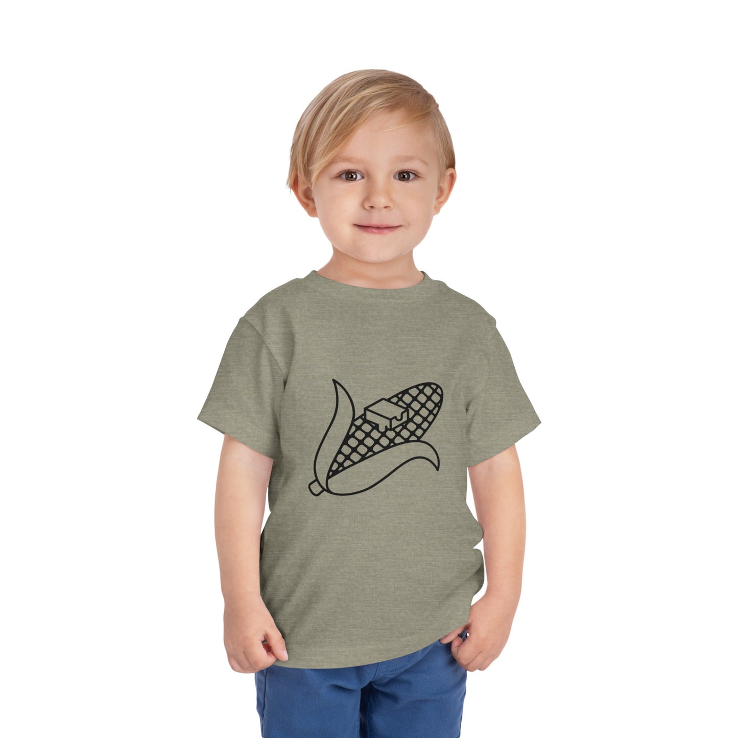 Buttery Corn Print Toddlers T-Shirt