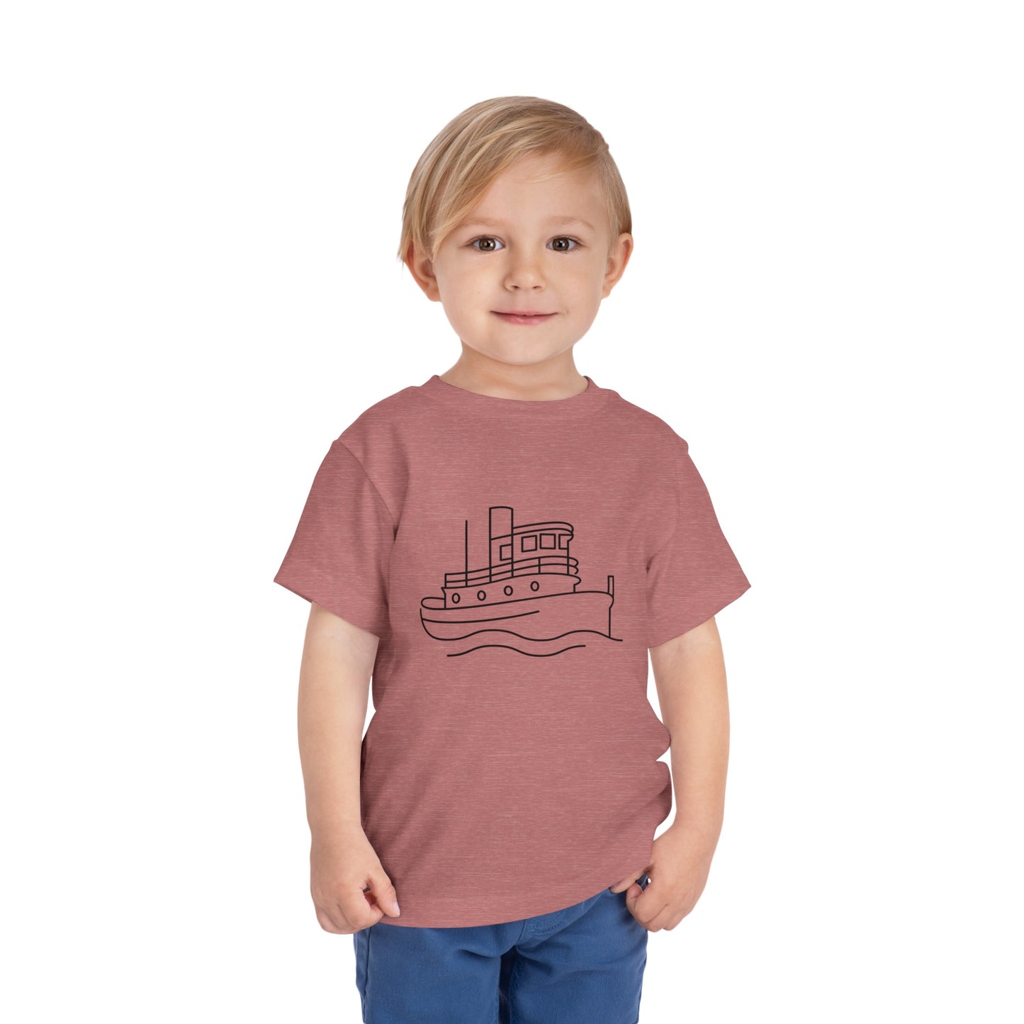 Tug Boat Print Kids T-Shirt