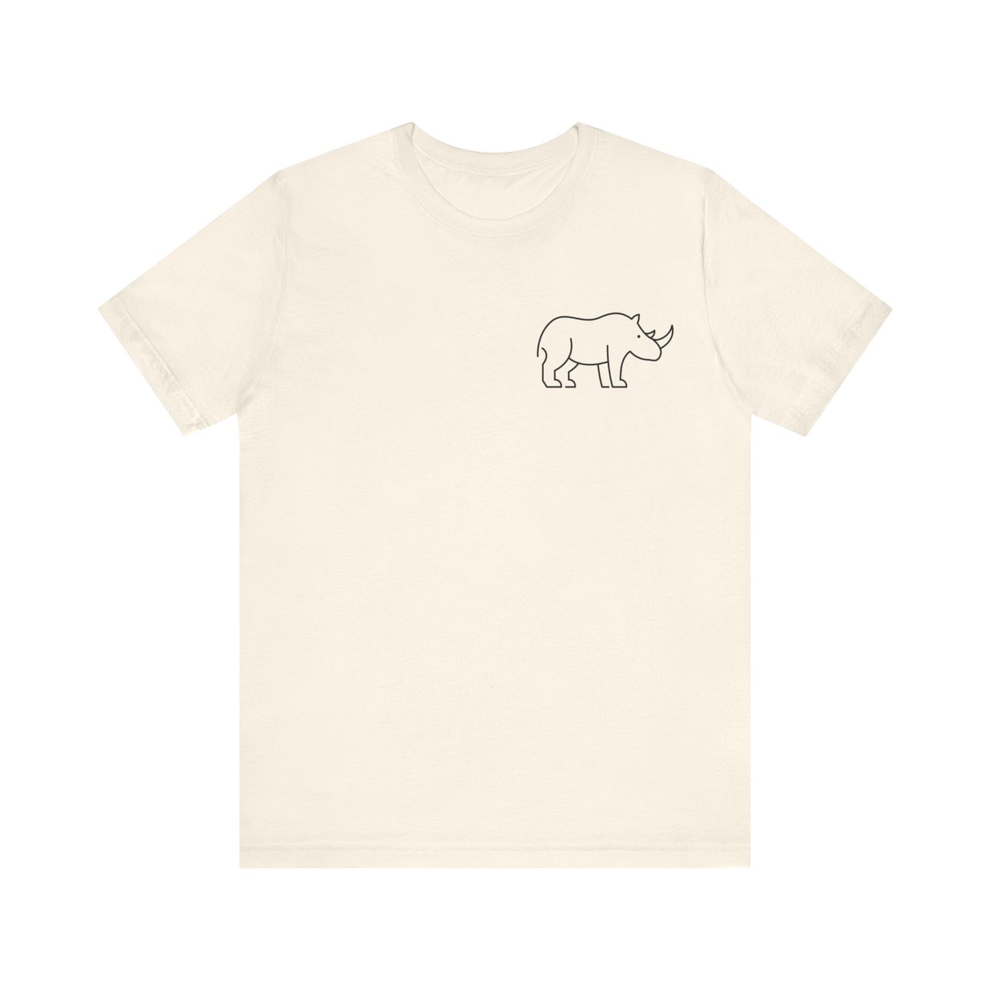 Rhino Print Men & Women T-Shirt