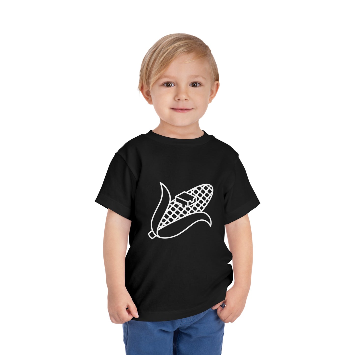 Buttery Corn Print Toddlers T-Shirt