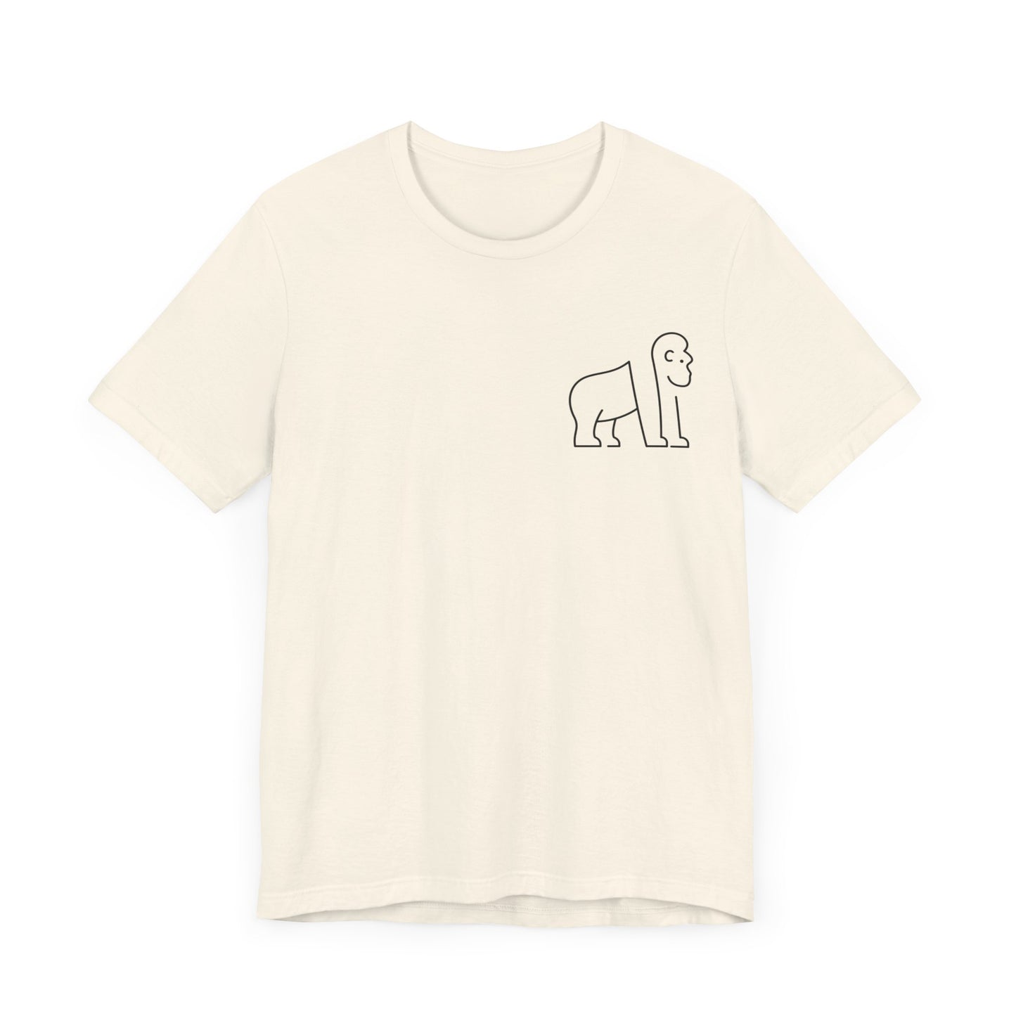 Gorilla Print Men & Women T-Shirt