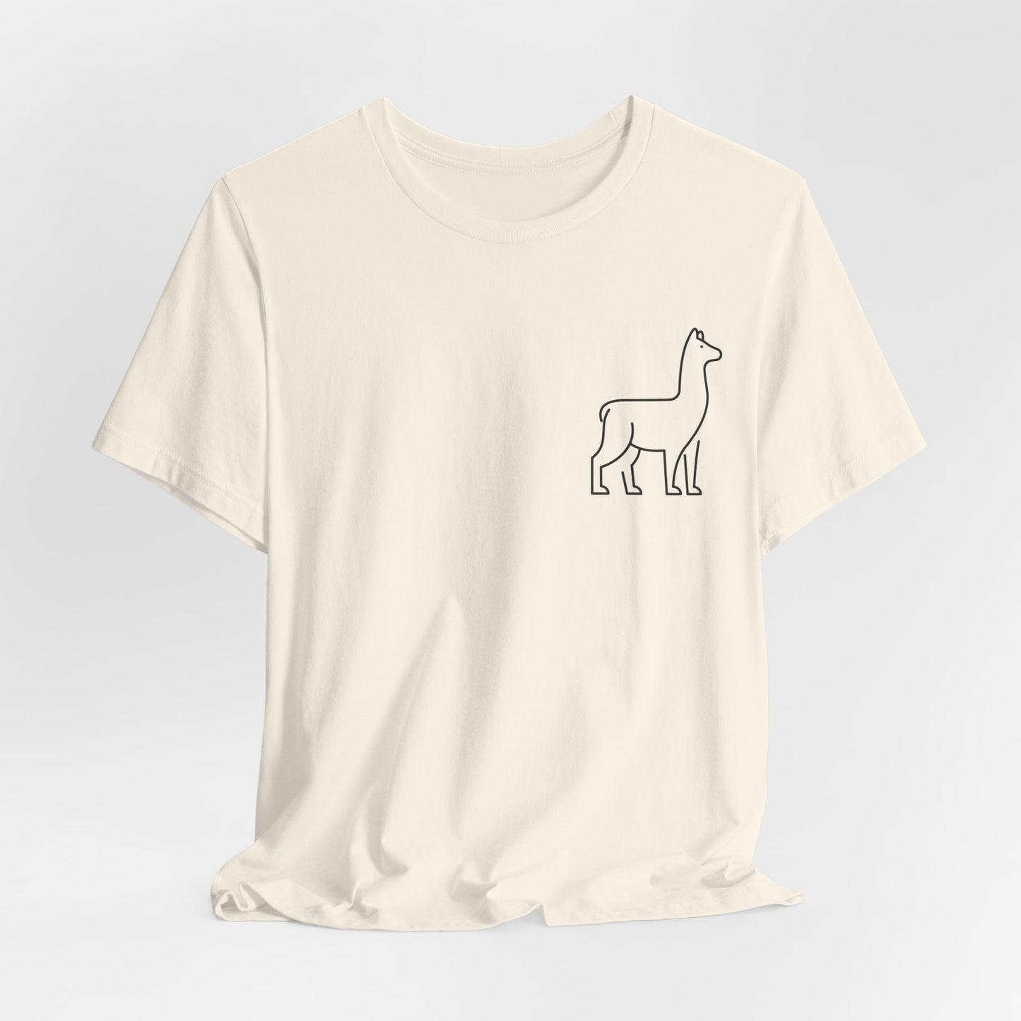Alpaca Print Men & Women T-Shirt