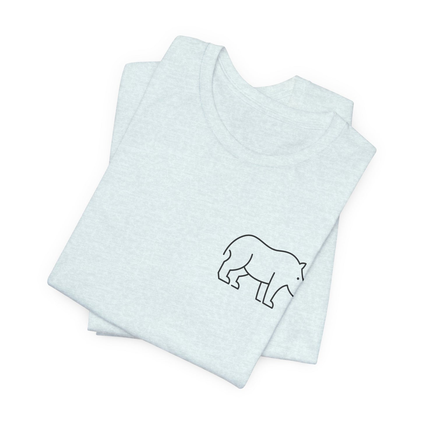 Rhino Print Men & Women T-Shirt