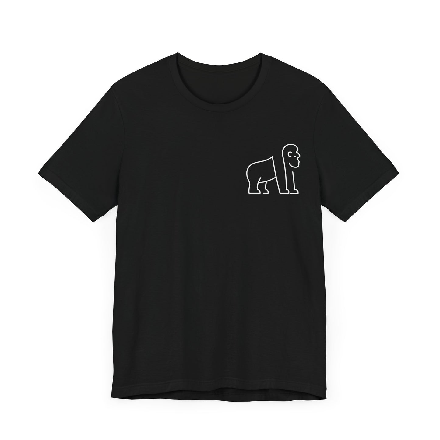 Gorilla Print Men & Women T-Shirt