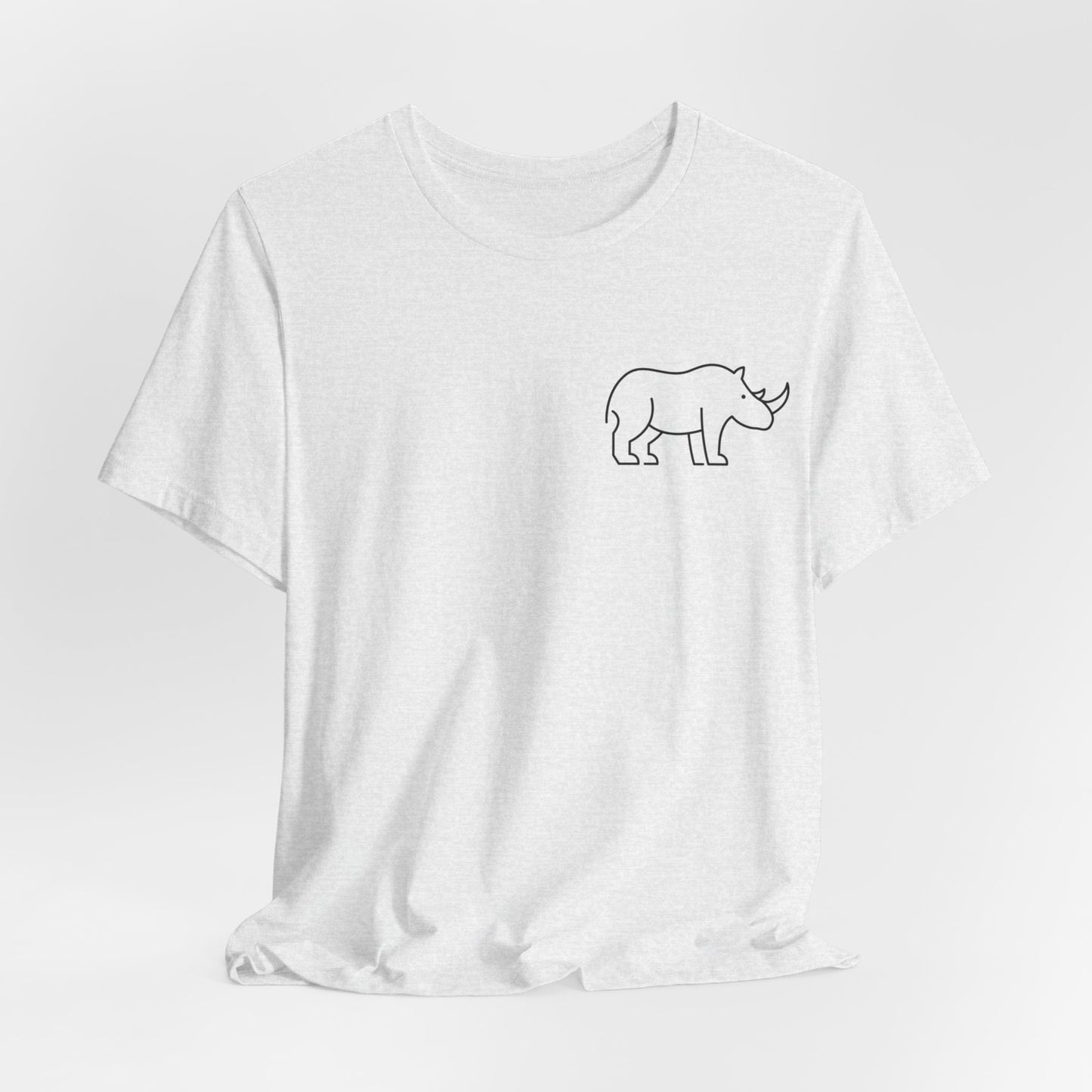 Rhino Print Men & Women T-Shirt