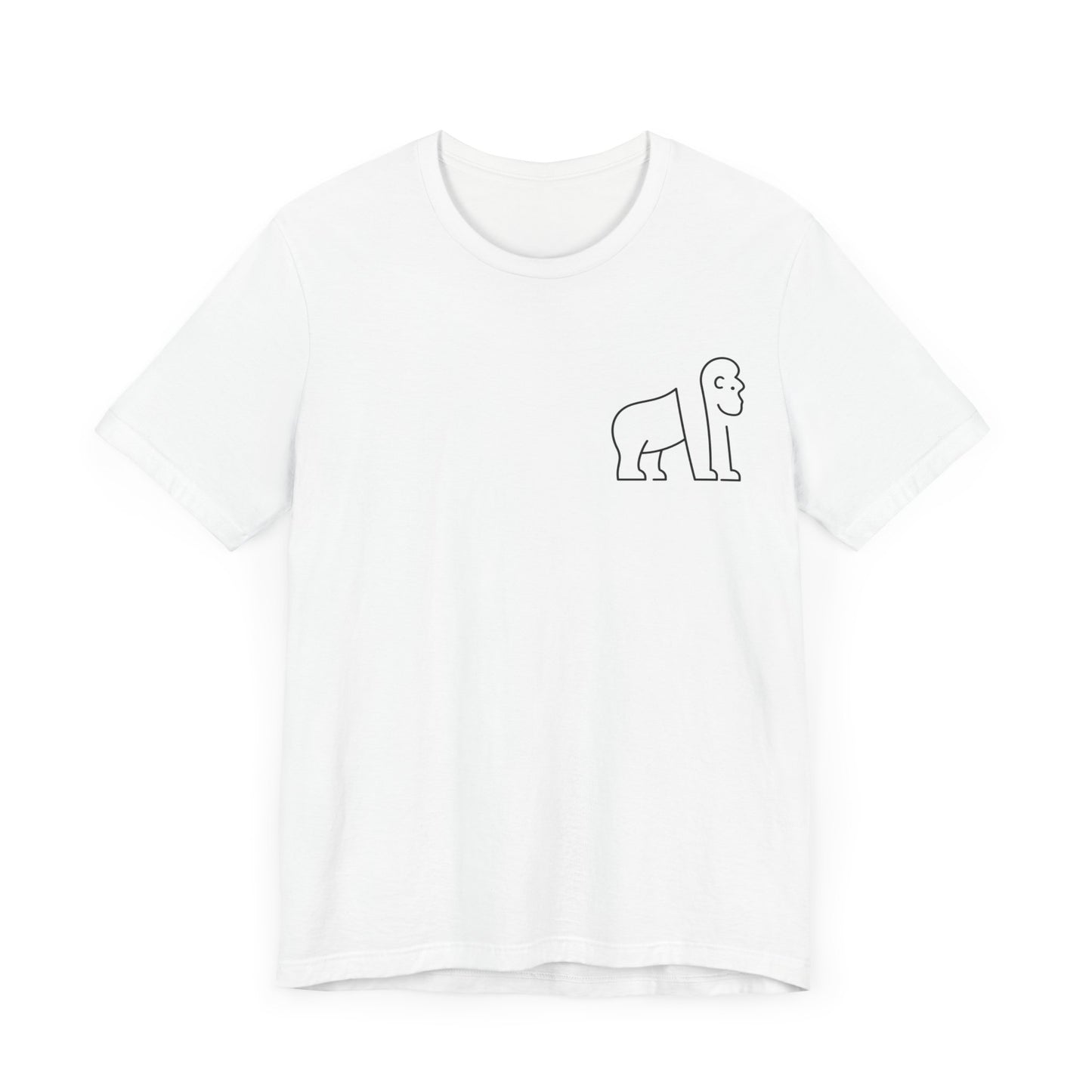 Gorilla Print Men & Women T-Shirt