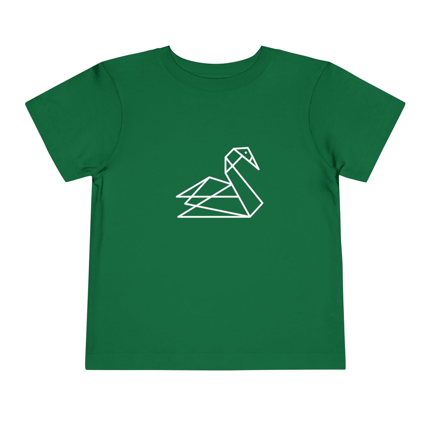 Origami Swan Print Toddlers T-Shirt