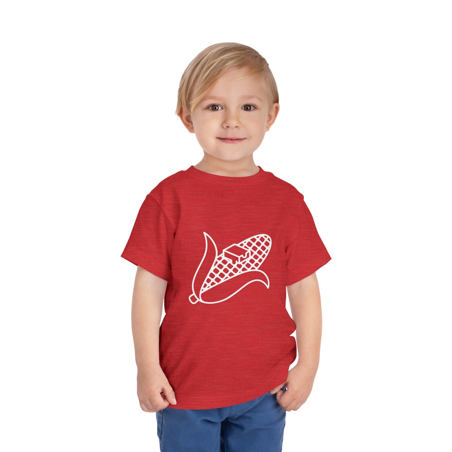 Buttery Corn Print Toddlers T-Shirt