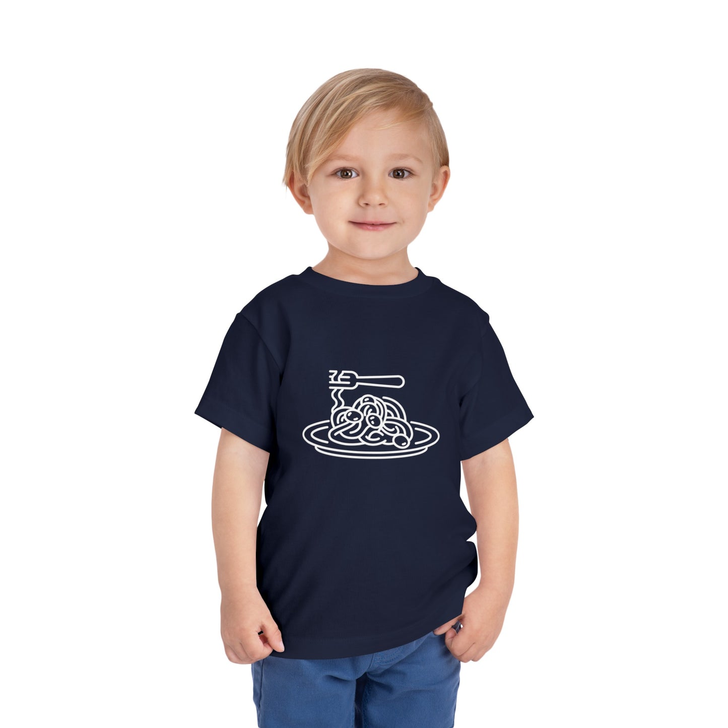 Spaghetti Dinner Print Toddlers T-Shirt