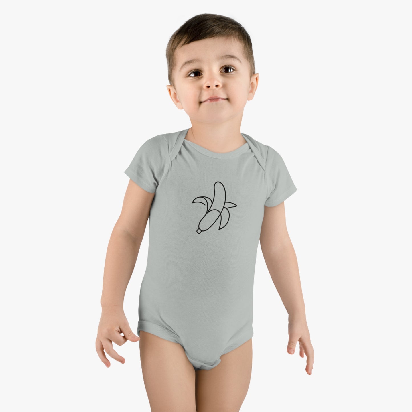 Peely Banana Print Baby Onesies