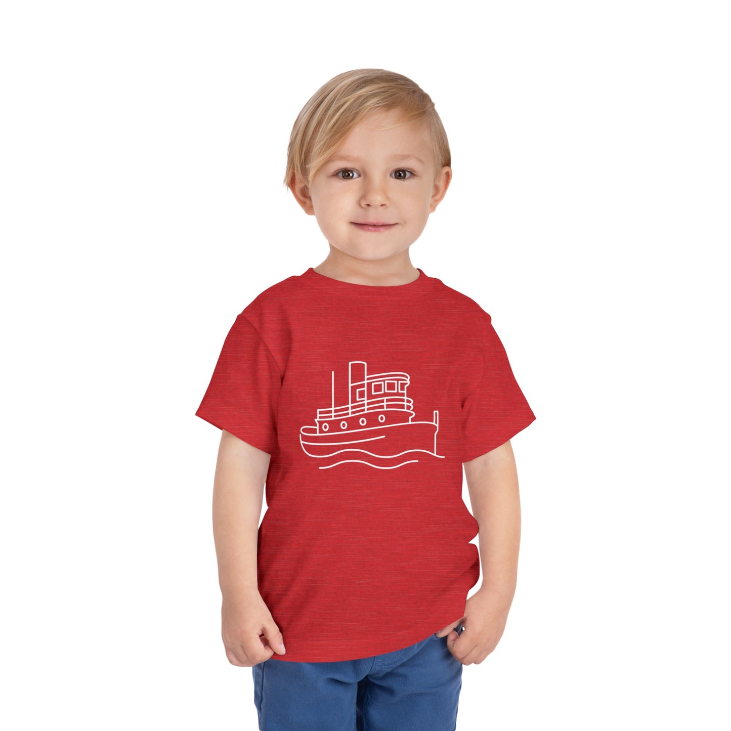 Tug Boat Print Kids T-Shirt