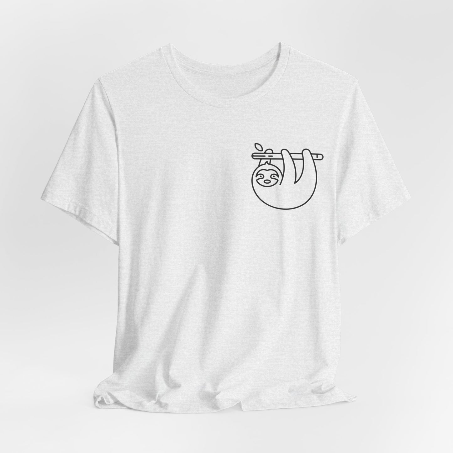 Sloth Print Men & Women T-Shirt