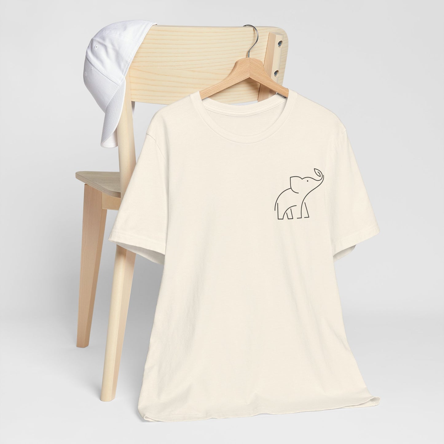 Elephant Print Men & Women T-Shirt
