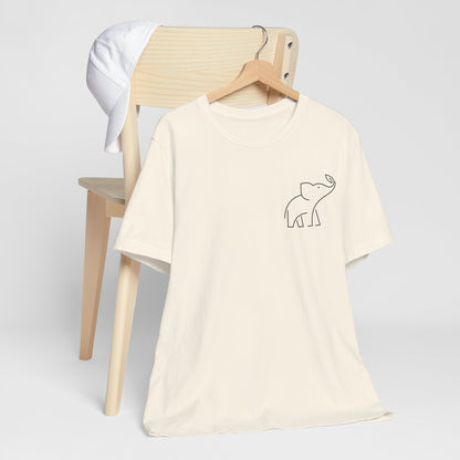 Elephant Print Men & Women T-Shirt