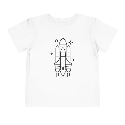 Rocket Ship Print Kids T-Shirt