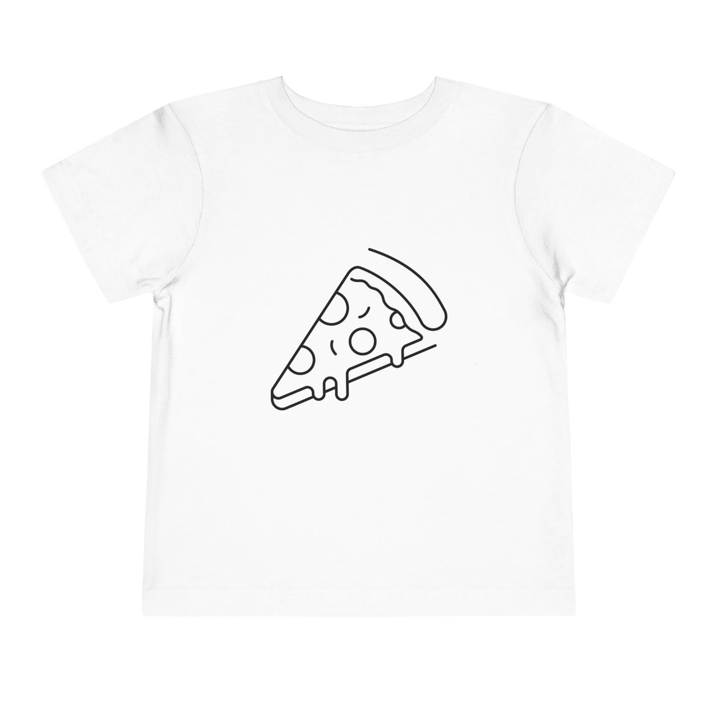 Cheesy Pizza Print Toddlers T-Shirt