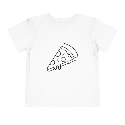 Cheesy Pizza Print Toddlers T-Shirt
