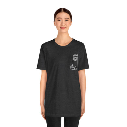 Standing Red Panda Print Men & Women T-Shirt