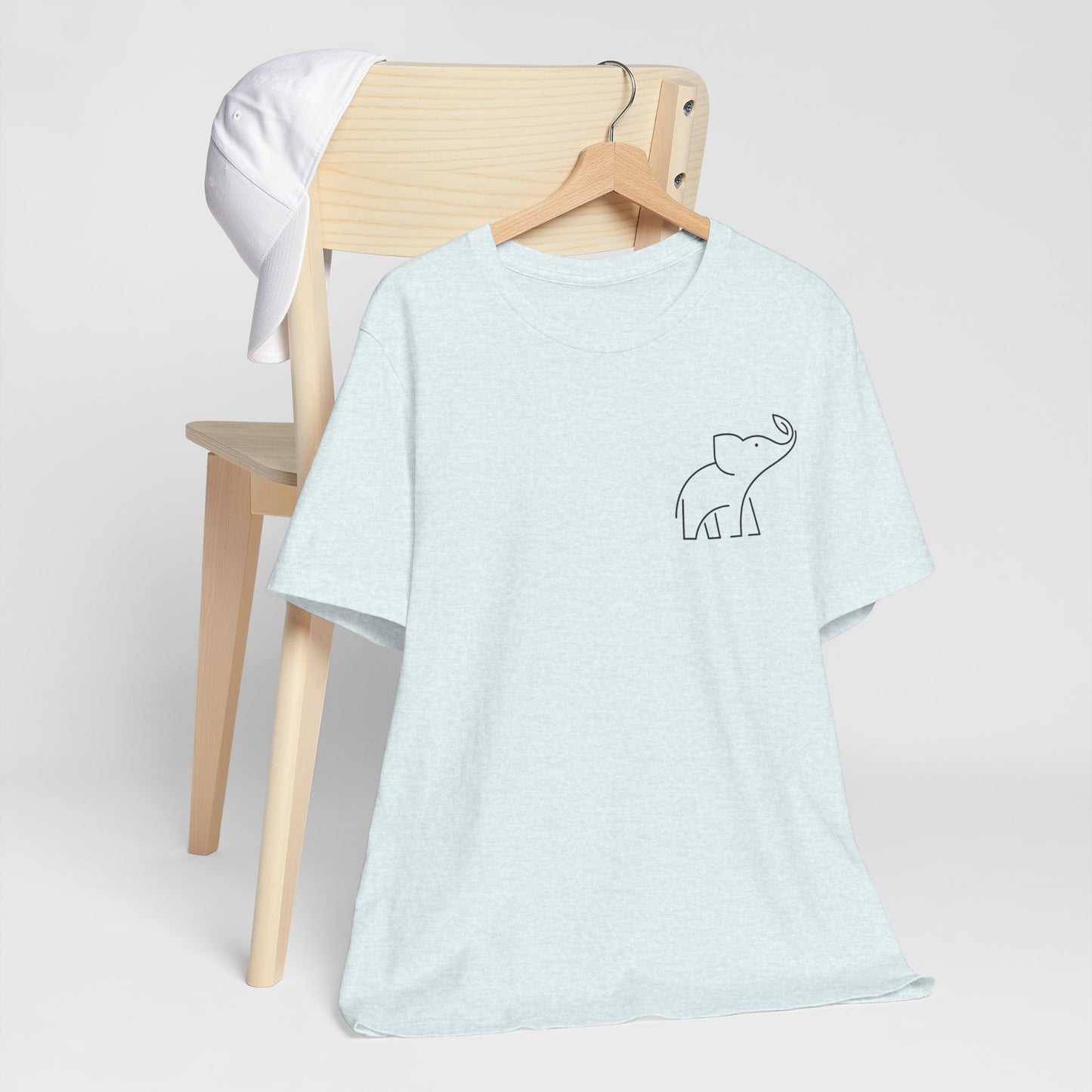 Elephant Print Men & Women T-Shirt