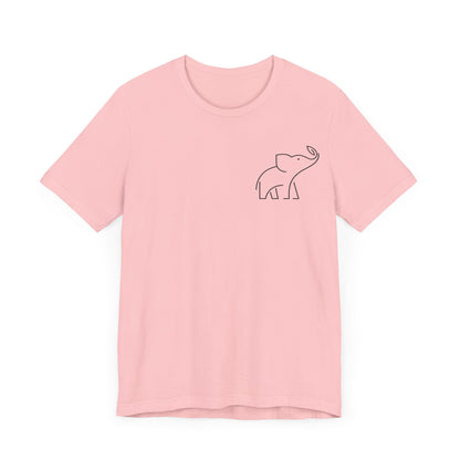 Elephant Print Men & Women T-Shirt