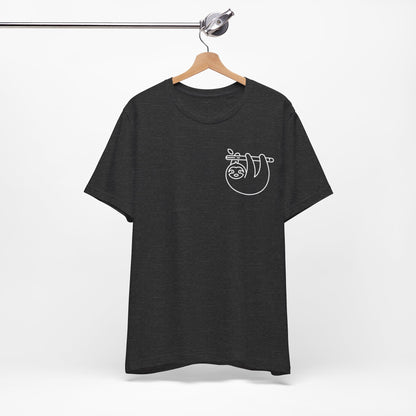 Sloth Print Men & Women T-Shirt
